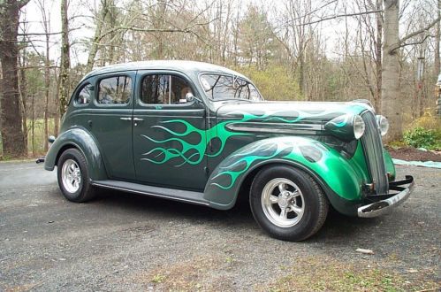 1937 plymouth street rod, hot rod, rat rod