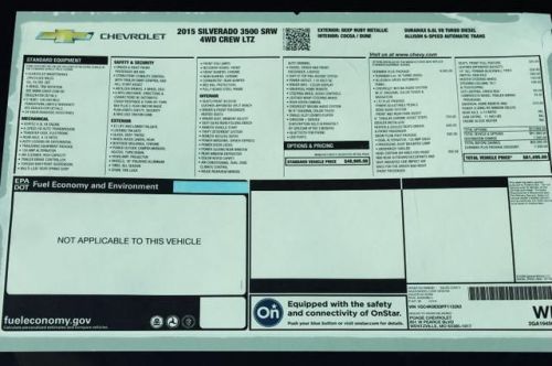 2015 Chevrolet Silverado 3500 LTZ H/D, US $56,692.00, image 6