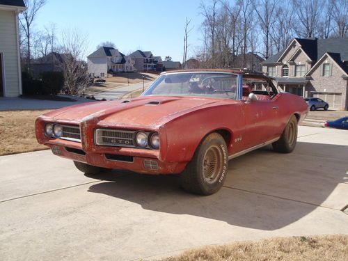 1969 pontiac gto convertible