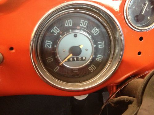 1966 Volkswagen Karmann Ghia 44k Red Coupe posche, image 3