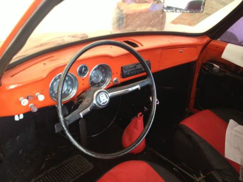 1966 Volkswagen Karmann Ghia 44k Red Coupe posche, image 4