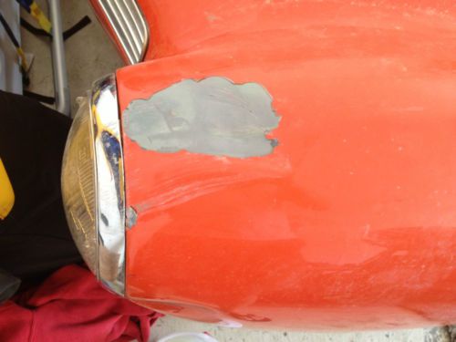 1966 Volkswagen Karmann Ghia 44k Red Coupe posche, image 5