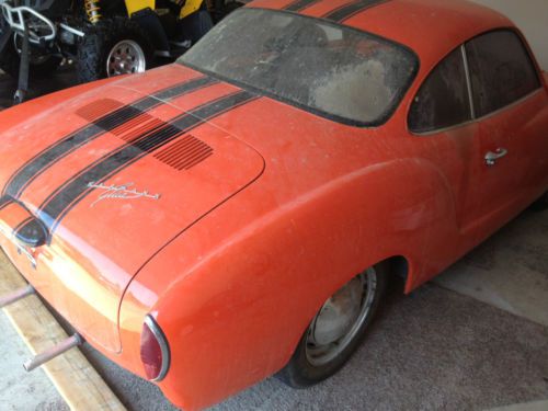 1966 Volkswagen Karmann Ghia 44k Red Coupe posche, image 10