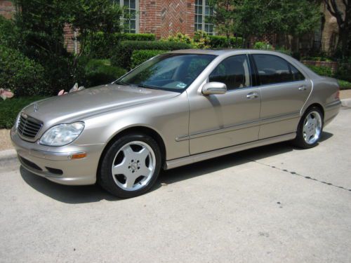 Maintained s500 in great condition-desert silver with amg package