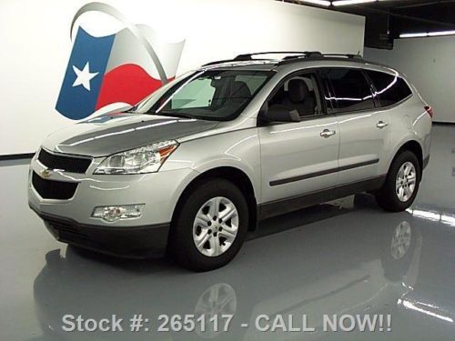 2011 chevy traverse ls awd 8-pass 3rd row one owner 44k texas direct auto