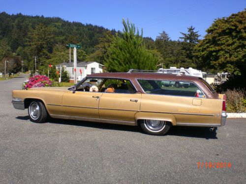 1969 cadillac fleetwood station wagon  7.7l  472 c.i. thm400   very rare classic