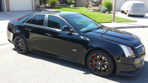 2013 cadillac cts v sedan 4-door 6.2l no reserve - nr