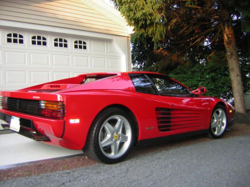 1989 ferrari testarossa with just 1707 miles