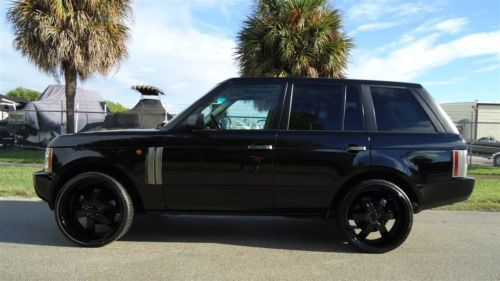 2004 land rover ranger rover hse ultra luxury suv with 56,000 miles no reserve
