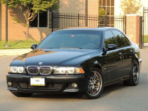 2003 bmw m5 e39 black/black clean carfax 6-speed