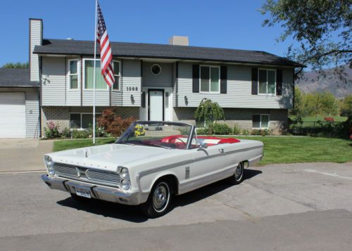Nice 1966 Plymouth Fury III Convertible with new top, new tires, runs great!, image 7