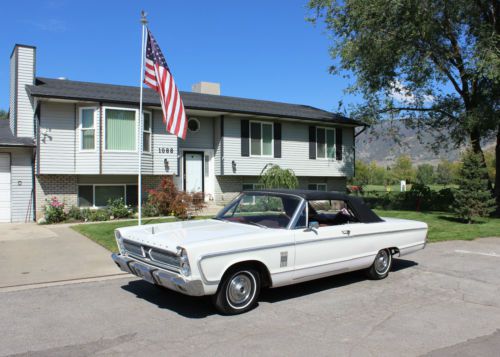 Nice 1966 Plymouth Fury III Convertible with new top, new tires, runs great!, image 8
