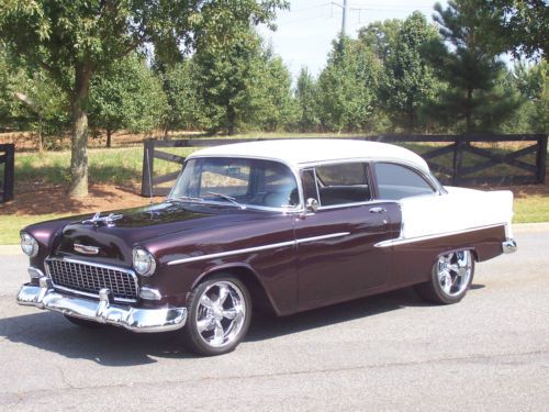 Gorgeous high end 1955 chevy bel air resto mod 600hp a/c loaded ready to show go
