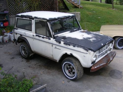 1968 ford bronco salvage title - rebuild/for parts