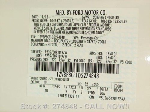 2013 FORD MUSTANG GT PREMIUM 5.0 AUTOMATIC LEATHER 20K TEXAS DIRECT AUTO, US $26,480.00, image 19