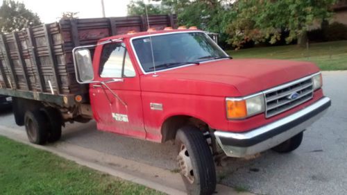 Ford dump truck stake bed super duty