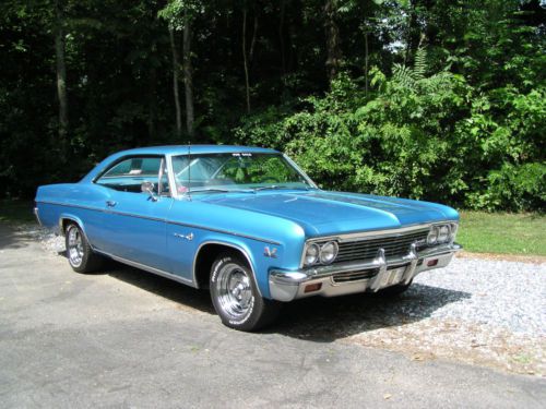 1966 chevy impala 396 matching numbers frame off restored