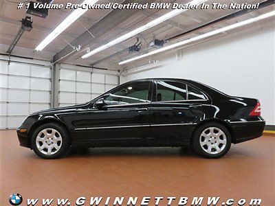 C240 4dr sedan 2.6l 4matic c-class automatic gasoline 2.6l v6 cyl black