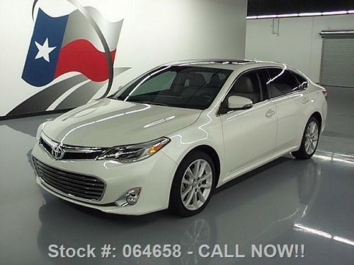 2013 toyota avalon ltd sunroof leather nav rear cam 10k texas direct auto