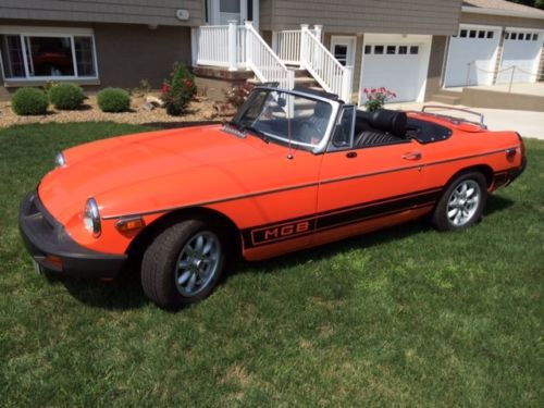 Restored 1975 mg b  mgb convertible