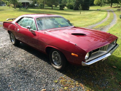 1973 plymouth cuda with 440