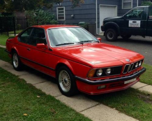 1984 bmw 635csi euro model coupe hennarot *very rare* manual *collectors car*