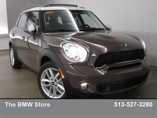 2012 mini countryman fwd s leather,sunroof,heated,bluetooth,ipod,usb,satellite