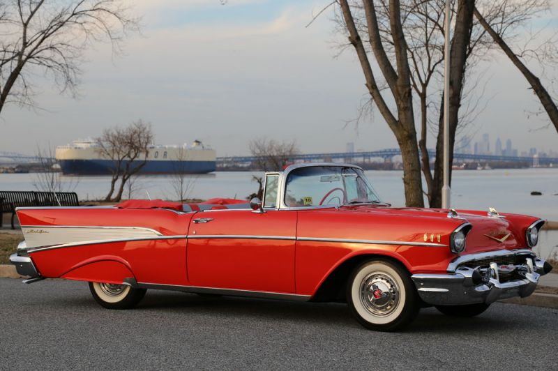 1957 chevrolet bel air 150210 convertible