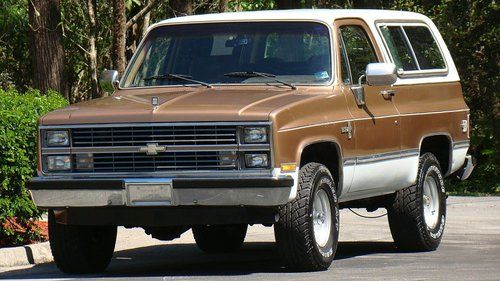 1984 chevrolet k5 blazer silverado edition diesel engine rust free no reserve