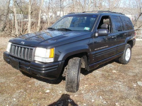 1998 jeep grand cherokee limited 5.9 overland 4x4 rare loaded cheap commuter suv