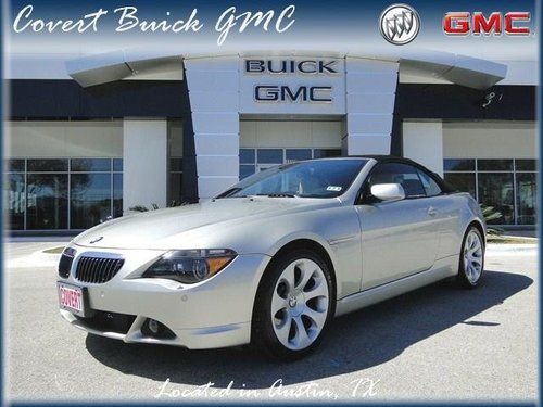 06 650ci 650 ci luxury convertible leather nav low miles