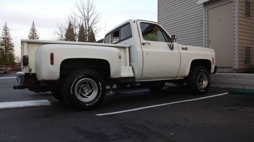 1977 chevy custom deluxe 4x4 stepside