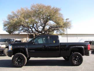 Lifted black ltz heated leather xm cd 6.0l vortec max v8 4x4 xd alloys 35's