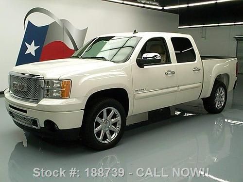 2010 gmc sierra denali crew awd/4x4 nav 20's tow 26k mi texas direct auto