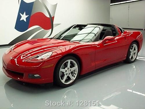 2007 chevy corvette 6-speed leather ride control 9k mi! texas direct auto