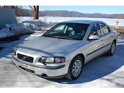 2003 volvo s60 sedan sunroof leather 63k miles stunning 1 owner showroom clean