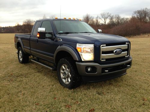 2011 ford diesel f350 powerstroke fx4 ultimate lariat sport fully loaded