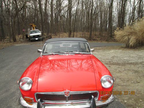 1973-1974 mgb original 86.000 miles the last crome bumper