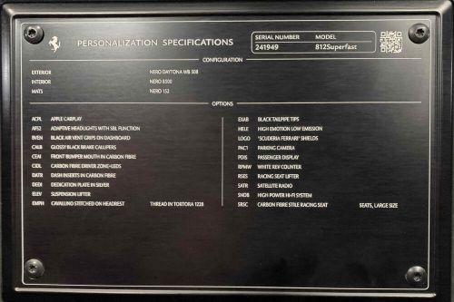 2019 Ferrari 812 Superfast, US $275,175.00, image 15