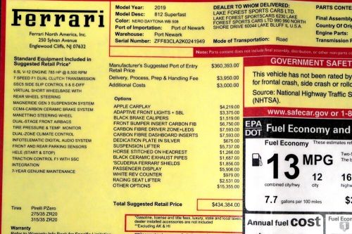 2019 Ferrari 812 Superfast, US $275,175.00, image 16