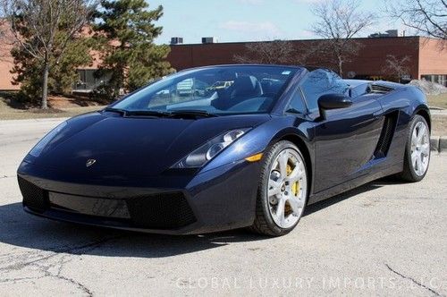 2007 lamborghini gallardo spyder e-gear blue/blue