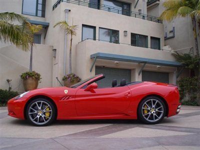 2011 ferrari california red black one owner low miles absolute showstopper