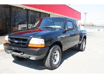 99 00 ford ranger xlt,off-road 4x4 4door stepside, 4.0l,low miles 85k,runs great