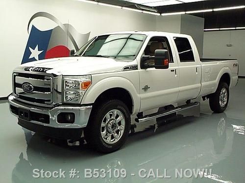 2012 ford f-350 lariat crew 4x4 diesel sunroof nav 38k texas direct auto