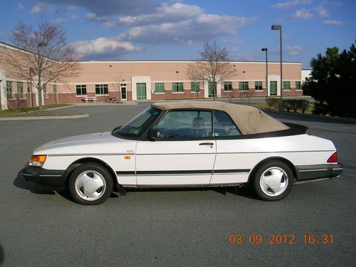 1994 saab 900 turbo convertible 2.0l fwd 5 sp manual well maintained fun2drive