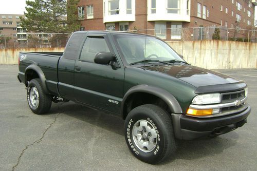 2003 chevy chevrolet s-10 ext cab pickup ls zr-2 auto v6 4x4 clean!! no reserve!