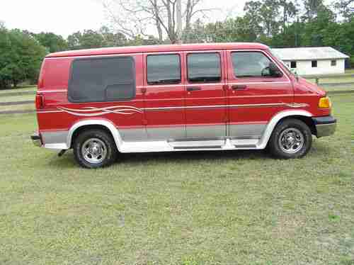 2002 Dodge Ram 1500 Conversion Van - Red, US $5,850.00, image 2