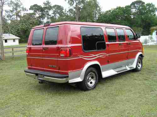 2002 Dodge Ram 1500 Conversion Van - Red, US $5,850.00, image 3