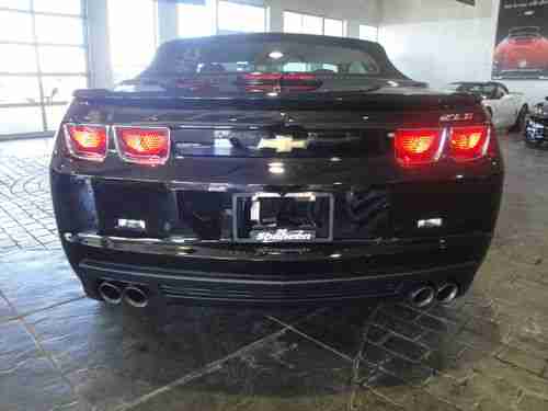 SINISTER TRIPLE BLACK NEW CAMARO CONVERTIBLE ZL1 WITH CARBON FIBER HOOD 6-SPD!, US $61,990.00, image 3