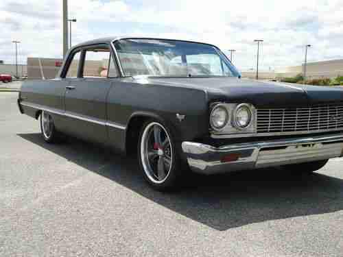 1964 Chevy Biscayne 2dr Post Rat Rod Pro Touring Hot Rod Lowrider 350 V8 5 Speed, image 4